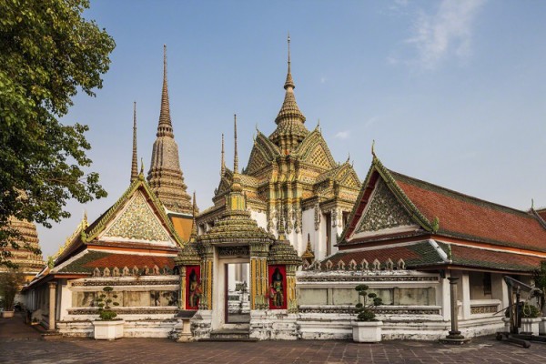 Wat Pho Temple, the Phra Mondob (The Scripture Hall)